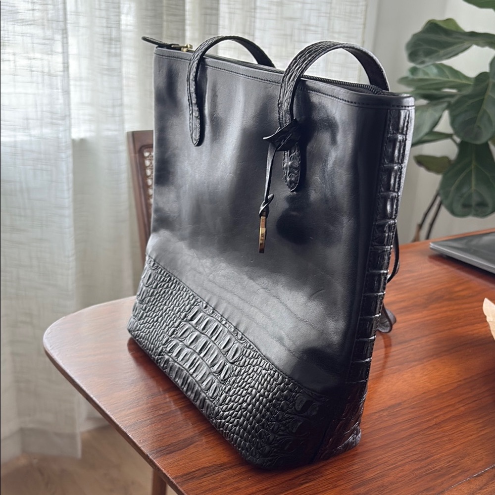 Brahmin Black Leather Bag
